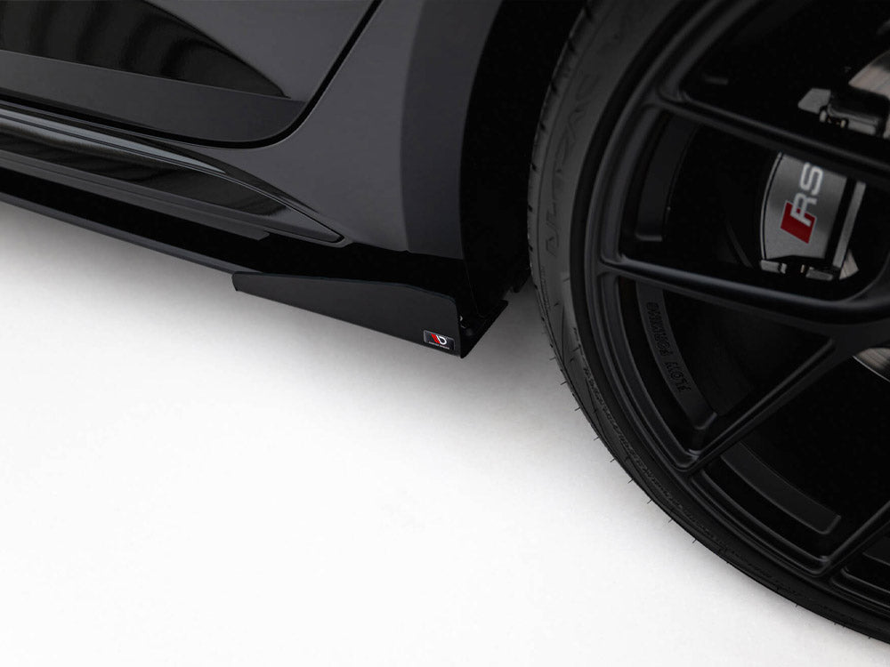 Maxton Design Street Pro Side Skirt Diffusers + Flaps - Audi RS5 F5 Sportback Pre-Facelift