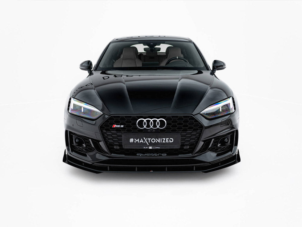 Maxton Design Street Pro Front Splitter + Flaps - Audi RS5 F5 Pre-Facelift