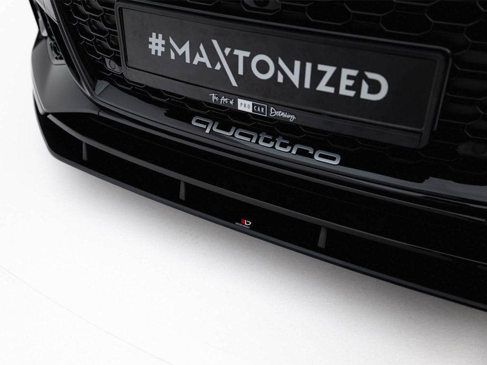 Maxton Design Street Pro Front Splitter - Audi RS5 F5 Pre-Facelift