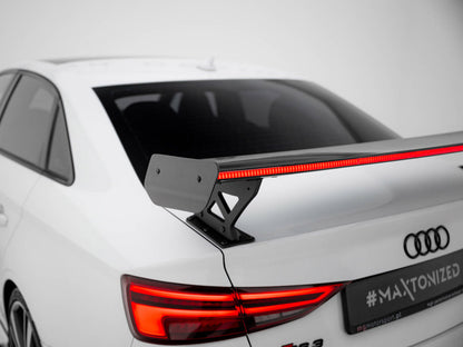 Maxton Design Carbon Fibre Spoiler With LED - Audi S3 & RS3 8V Saloon