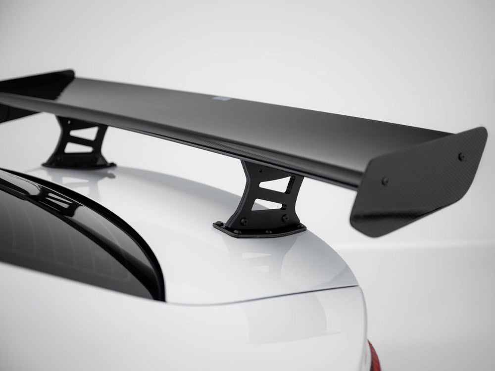 Maxton Design Carbon Fibre Spoiler With LED (Internal Brackets) - Audi S3 & RS3 8V Saloon