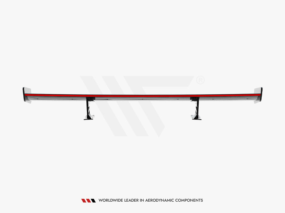 Maxton Design Carbon Fibre Spoiler With LED (Internal Brackets) - Audi S3 & RS3 8V Saloon