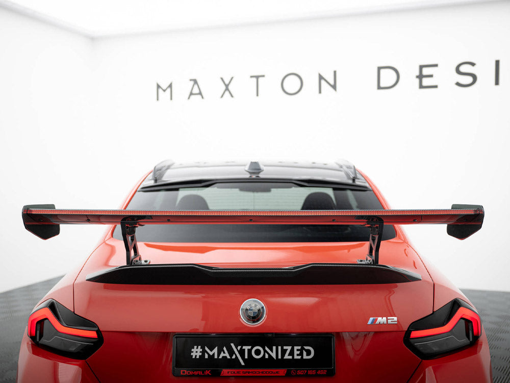 Aileron en fibre de carbone Maxton Design avec LED (supports internes) - BMW M240i G42 et M2 G87