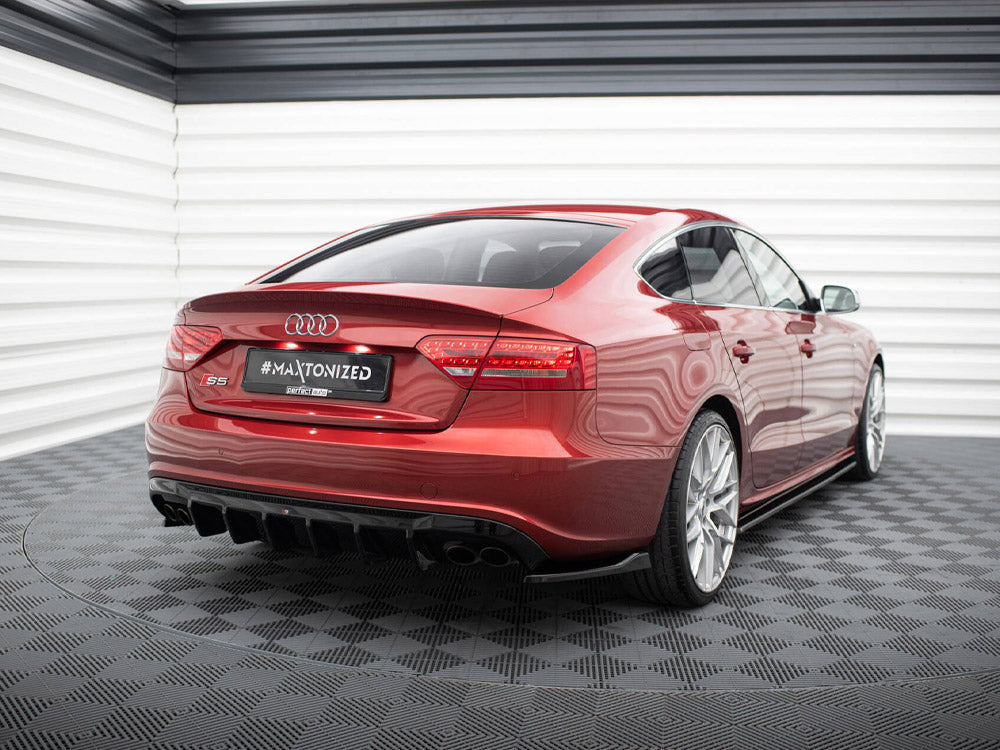 Maxton Design Street Plus Rear Side Splitters - Audi S5 8T Sportback