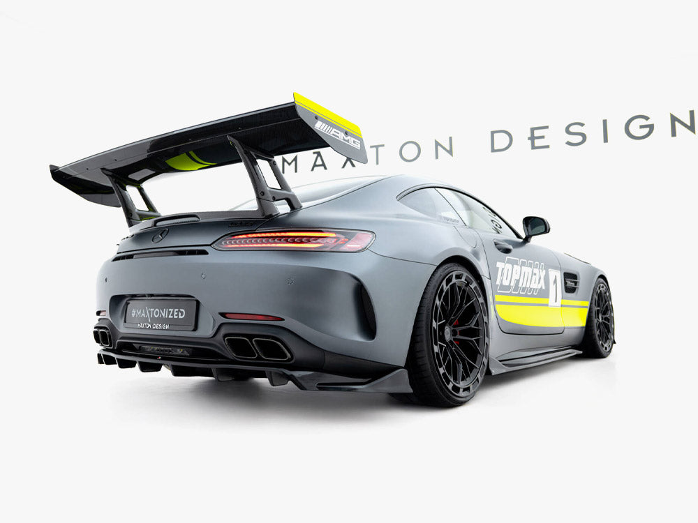 Maxton Design Street Plus Central Rear Splitter - Mercedes AMG GT C190 Facelift