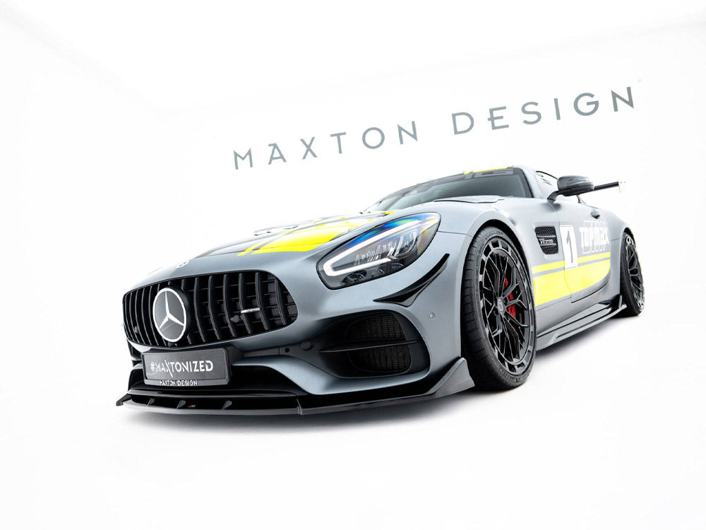 Maxton Design Street Plus Front Splitter - Mercedes AMG GT C190 Facelift