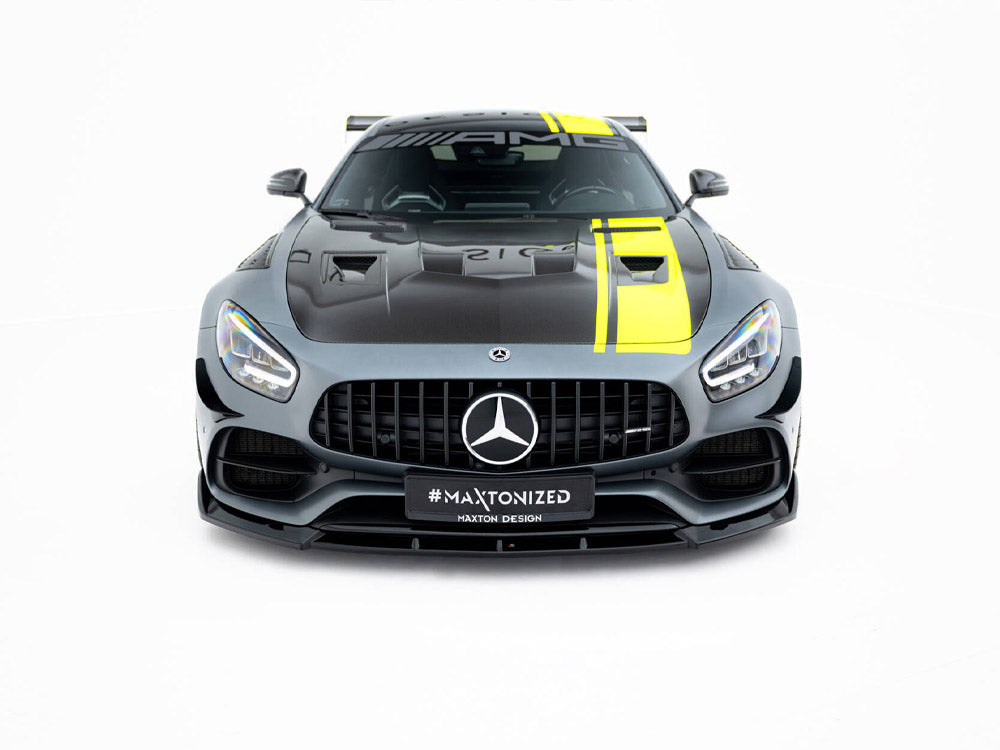 Maxton Design Street Plus Front Splitter - Mercedes AMG GT C190 Facelift