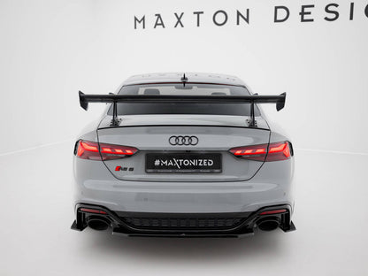 Maxton Design Carbon Fibre Spoiler (Swan Mounting) - Audi S5 & RS5 F5 Coupe