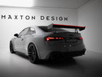 Aileron en fibre de carbone Maxton Design avec LED (montage cygne) - Audi S5 et RS5 F5 Coupé