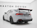 Aileron en fibre de carbone Maxton Design avec LED (montage cygne) - Audi S5 et RS5 F5 Coupé