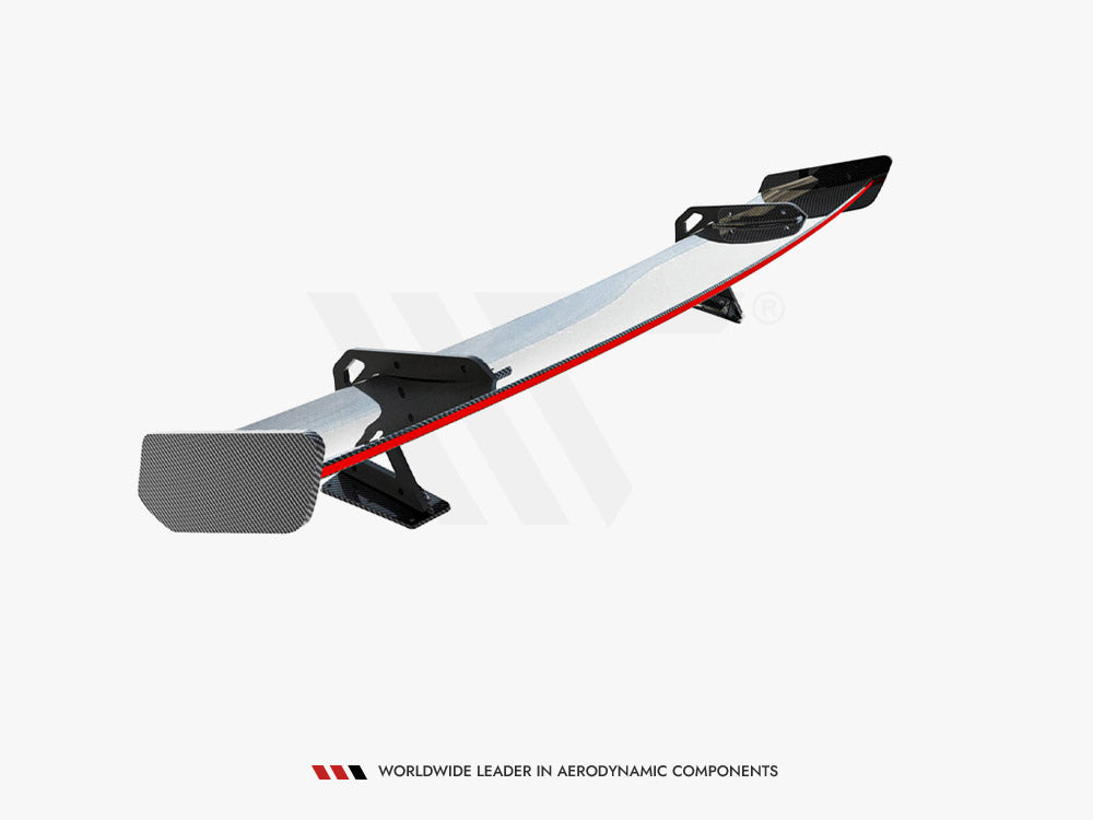 Aileron en fibre de carbone Maxton Design avec LED (montage cygne) - Audi S5 et RS5 F5 Coupé