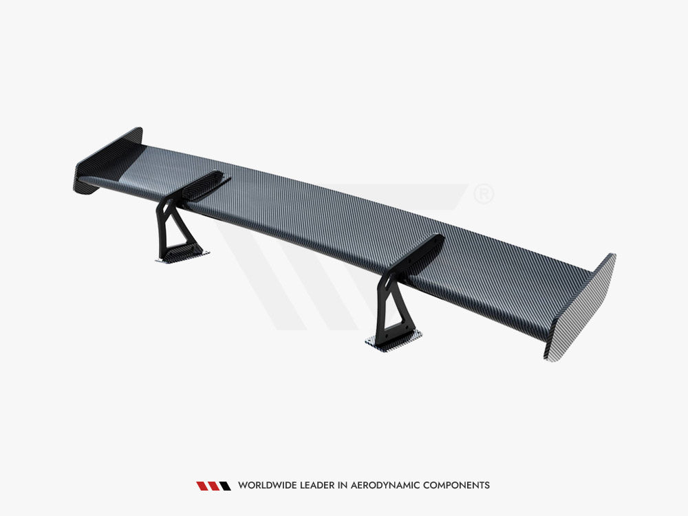 Aileron en fibre de carbone Maxton Design avec LED (montage cygne) - Audi S5 et RS5 F5 Coupé