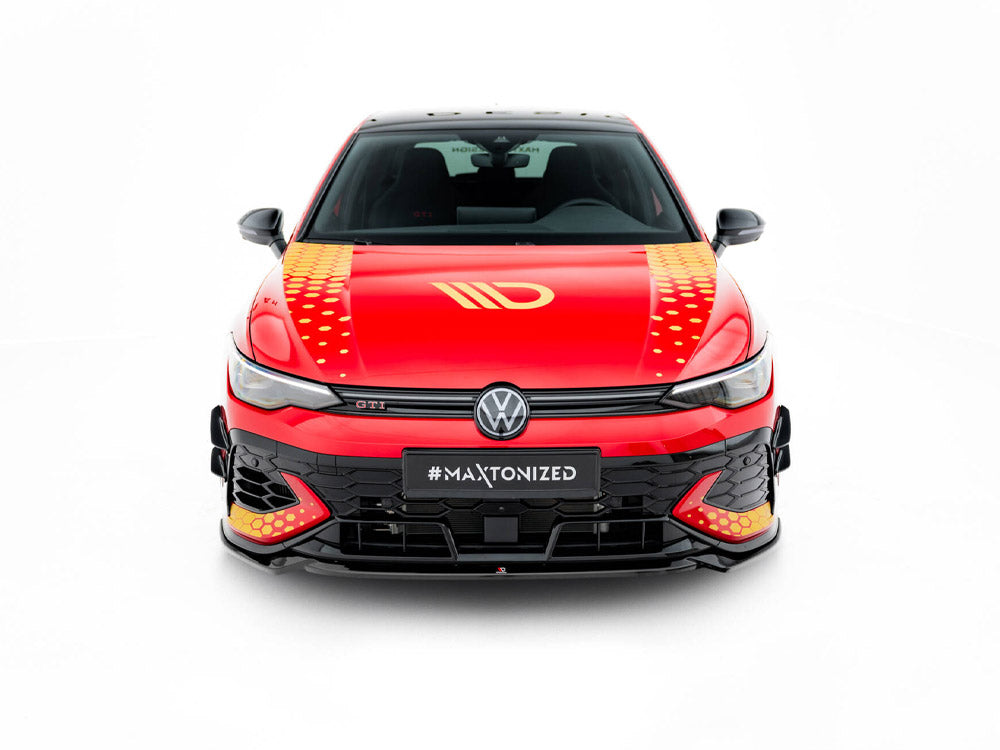 Maxton Design Street Plus Front Splitter V4 - VW Golf GTI Mk8.5 Clubsport