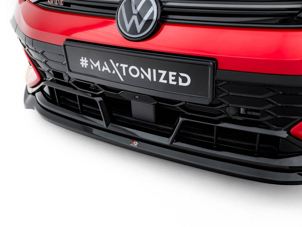 Maxton Design Street Plus Front Splitter V4 - VW Golf GTI Mk8.5 Clubsport