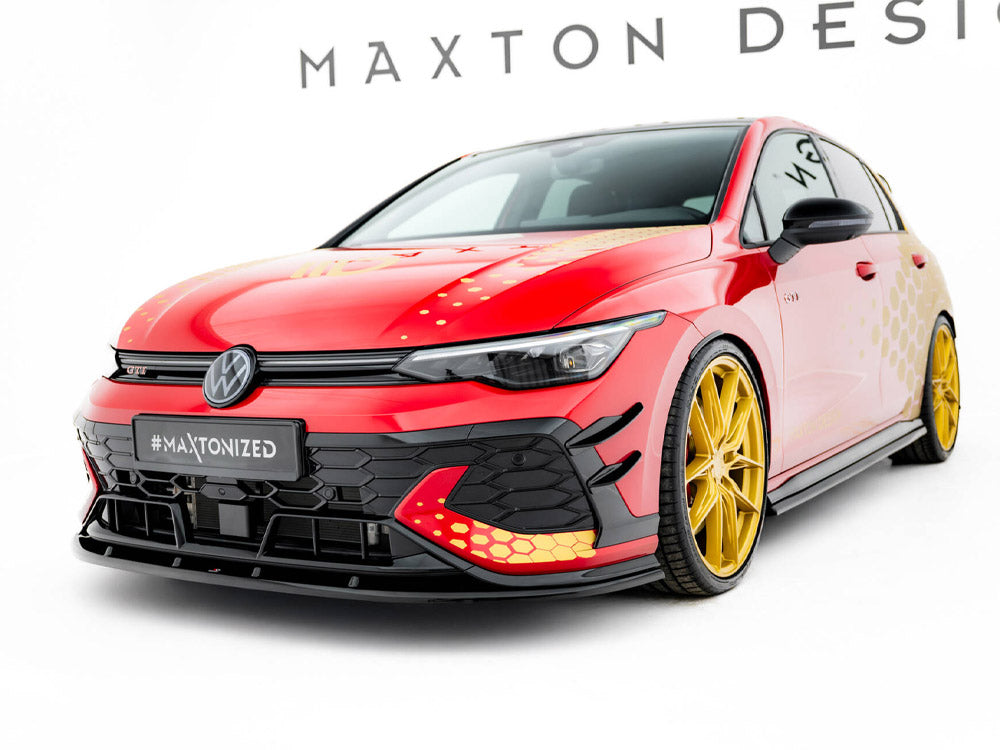 Maxton Design Street Plus Front Splitter V2 - VW Golf GTI Mk8.5 Clubsport