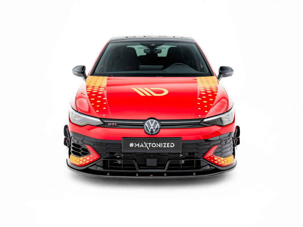 Maxton Design Street Plus Front Splitter V2 - VW Golf GTI Mk8.5 Clubsport