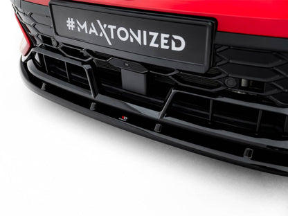 Maxton Design Street Plus Front Splitter V2 - VW Golf GTI Mk8.5 Clubsport