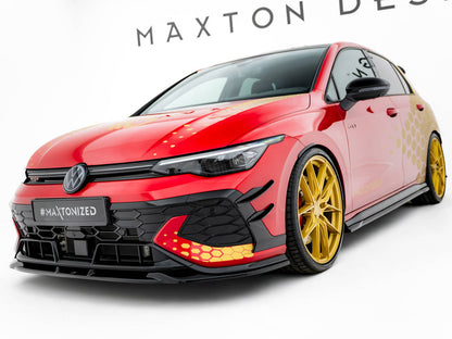 Maxton Design Street Plus Front Splitter V1 - VW Golf GTI Mk8.5 Clubsport