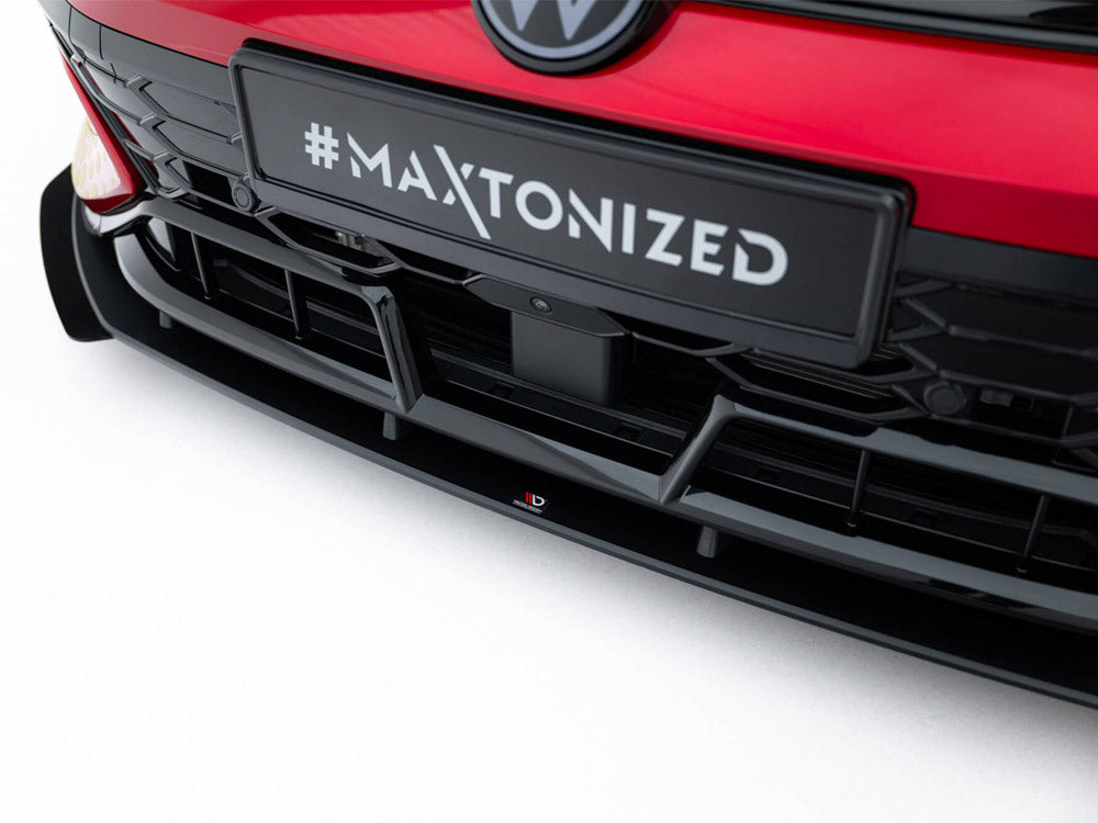 Maxton Design Street Pro Front Splitter + Flaps - VW Golf GTI Mk8.5 Clubsport