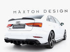 Maxton Design Street Plus Rear Side Splitters V5 - Audi RS3 8V Saloon Facelift