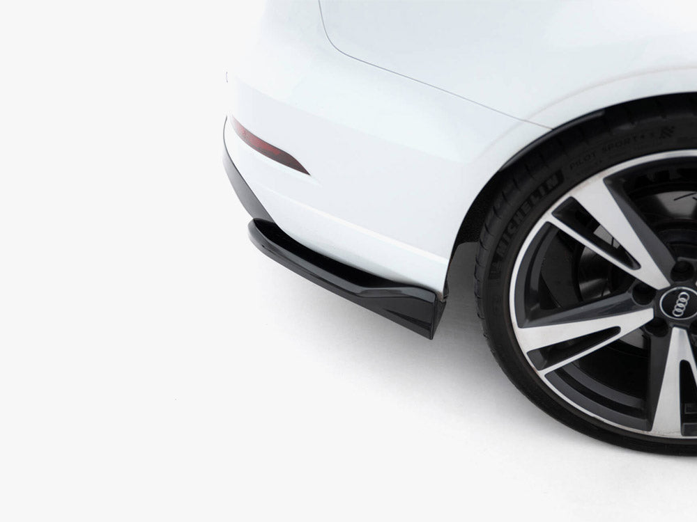 Maxton Design Street Plus Rear Side Splitters V5 - Audi RS3 8V Saloon Facelift