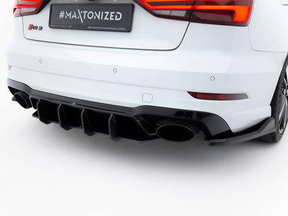 Maxton Design Street Pro Rear Diffuser V2 - Audi RS3 8V.2 Saloon