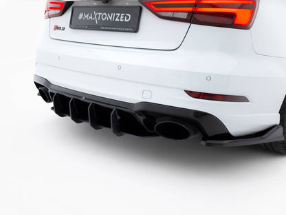 Maxton Design Street Pro Rear Diffuser V2 - Audi RS3 8V.2 Saloon