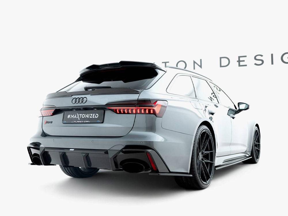 Maxton Design Carbon Fibre Rear Side Splitters - Audi RS6 C8