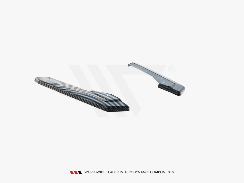 Maxton Design Carbon Fibre Rear Side Splitters - Audi RS6 C8