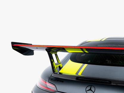 Maxton Design Carbon Fibre Spoiler With LED - Mercedes AMG GT C190 Facelift