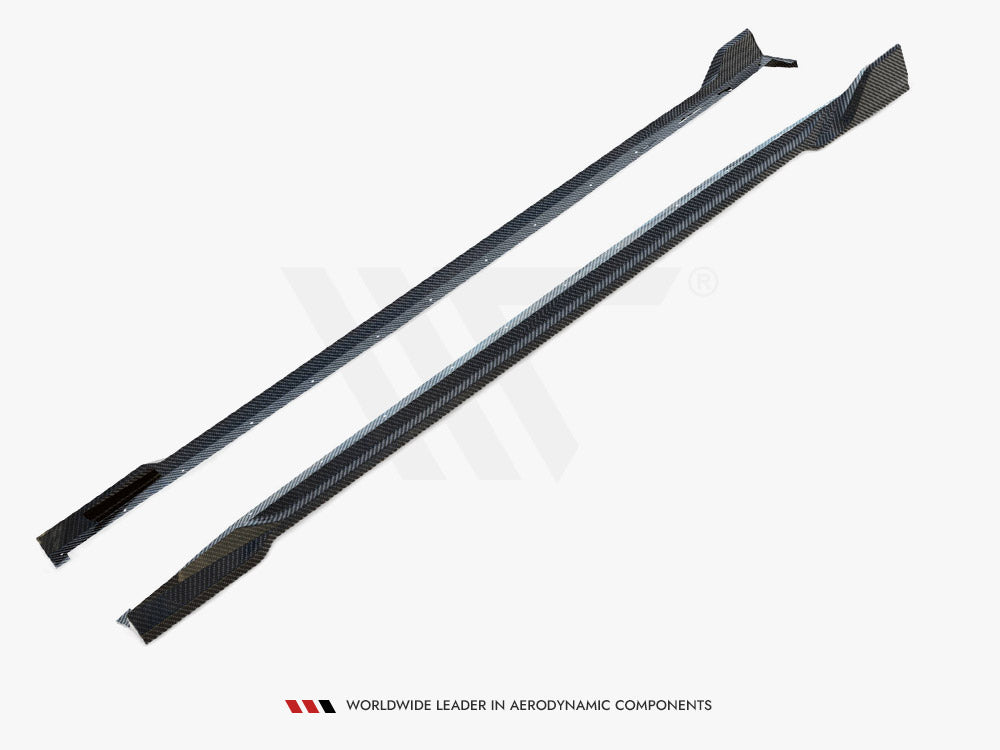 Jupes latérales en fibre de carbone Maxton Design – BMW X5M F95 LCI