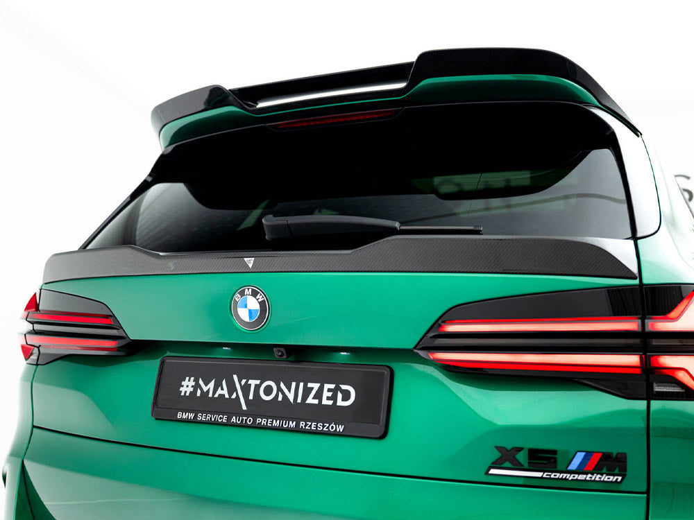 Maxton Design Carbon Fibre Lower Spoiler Cap - BMW X5M F95 LCI