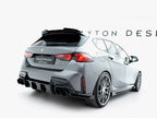 Maxton Design Street Pro Rear Side Splitters V2 + Flaps - BMW M135 F70