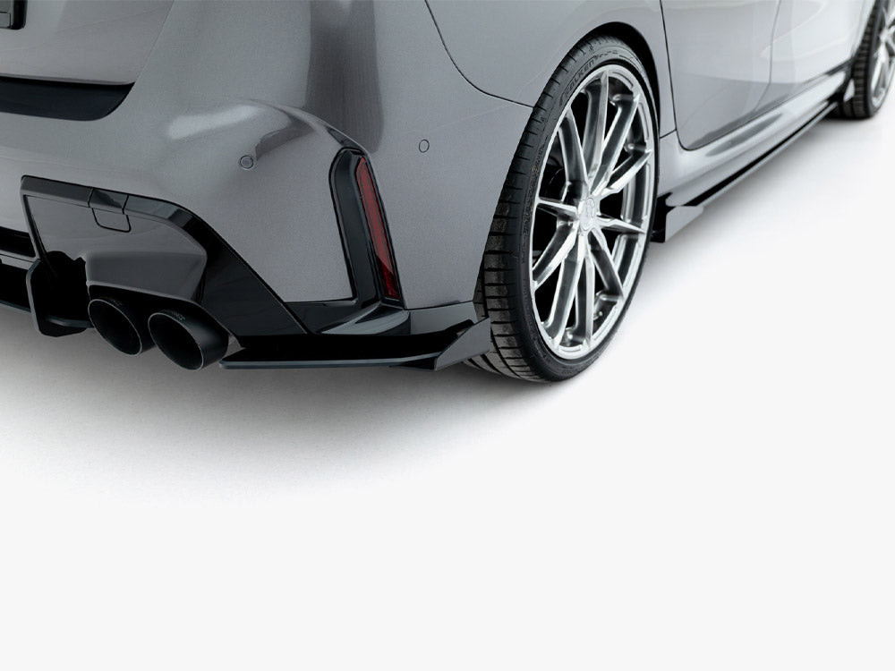 Maxton Design Street Pro Rear Side Splitters V1 + Flaps - BMW M135 F70
