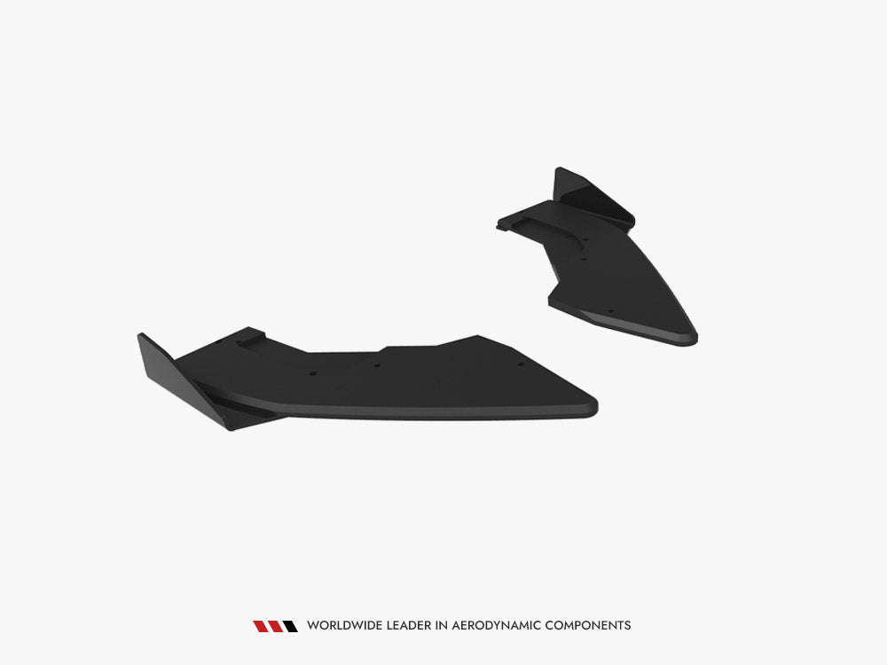 Maxton Design Street Pro Rear Side Splitters V1 + Flaps - BMW M135 F70