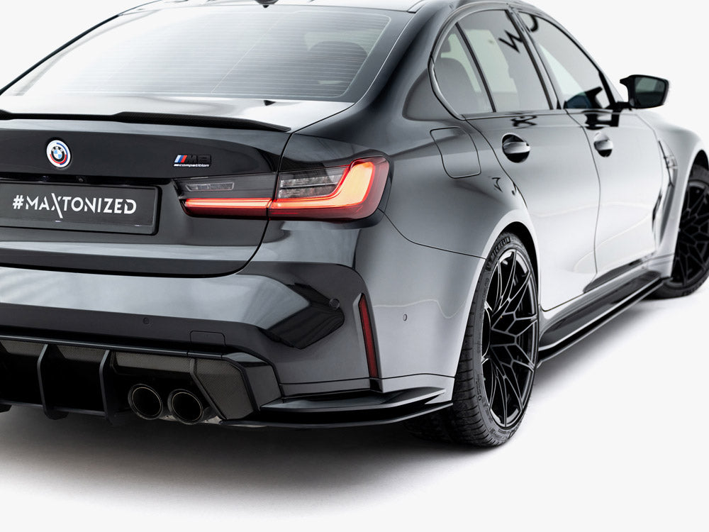 Maxton Design Street Pro Rear Side Splitters V3 - BMW M3 G80/G81