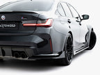 Maxton Design Street Plus Rear Side Splitters V5 - BMW M3 G80/G81