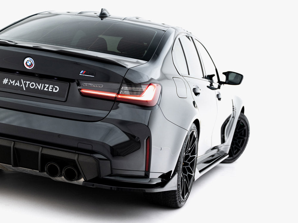 Maxton Design Street Plus Rear Side Splitters V5 - BMW M3 G80/G81