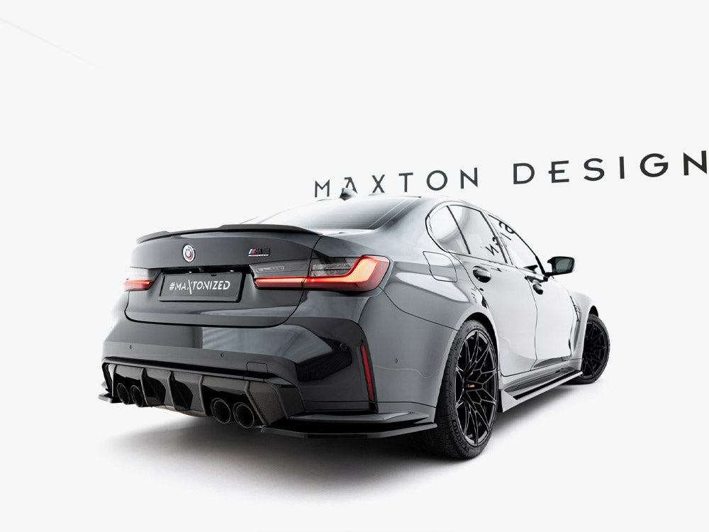 Maxton Design Street Plus Rear Side Splitters V3 - BMW M3 G80/G81