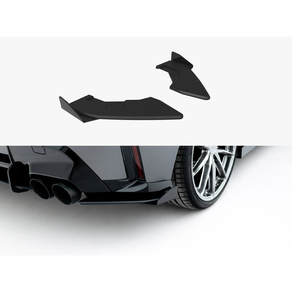 Maxton Design Street Pro Rear Side Splitters V1 + Flaps - BMW M135 F70