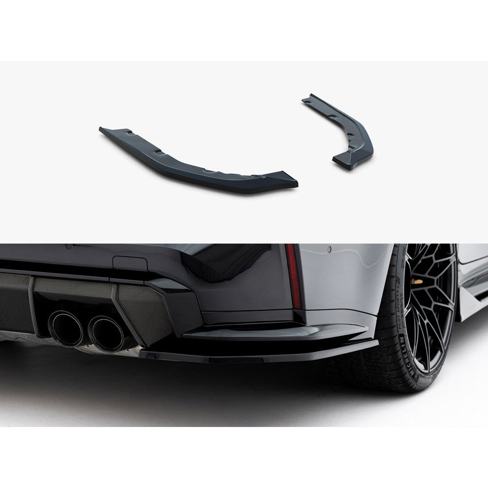 Maxton Design Street Plus Rear Side Splitters V3 - BMW M3 G80/G81