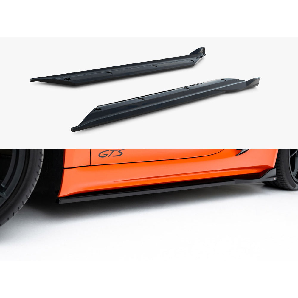 Difusores de faldones laterales Maxton Design Street Plus V2 - Porsche Boxster/Cayman GTS 718