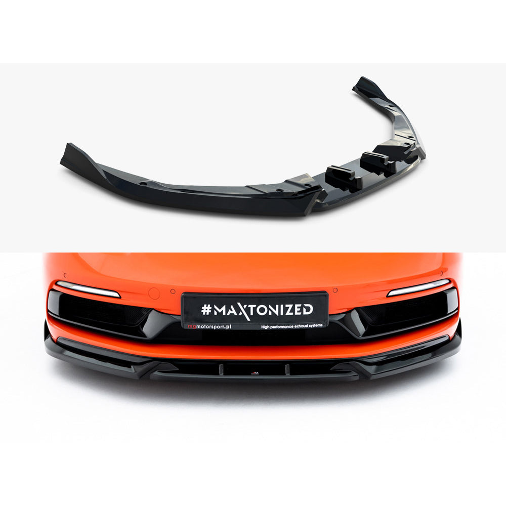 Divisor delantero Maxton Design Street Plus V3 - Porsche Boxster/Cayman GTS 718