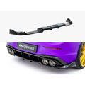Maxton Design Street Plus Central Rear Splitter V1 - VW Golf R Mk8.5