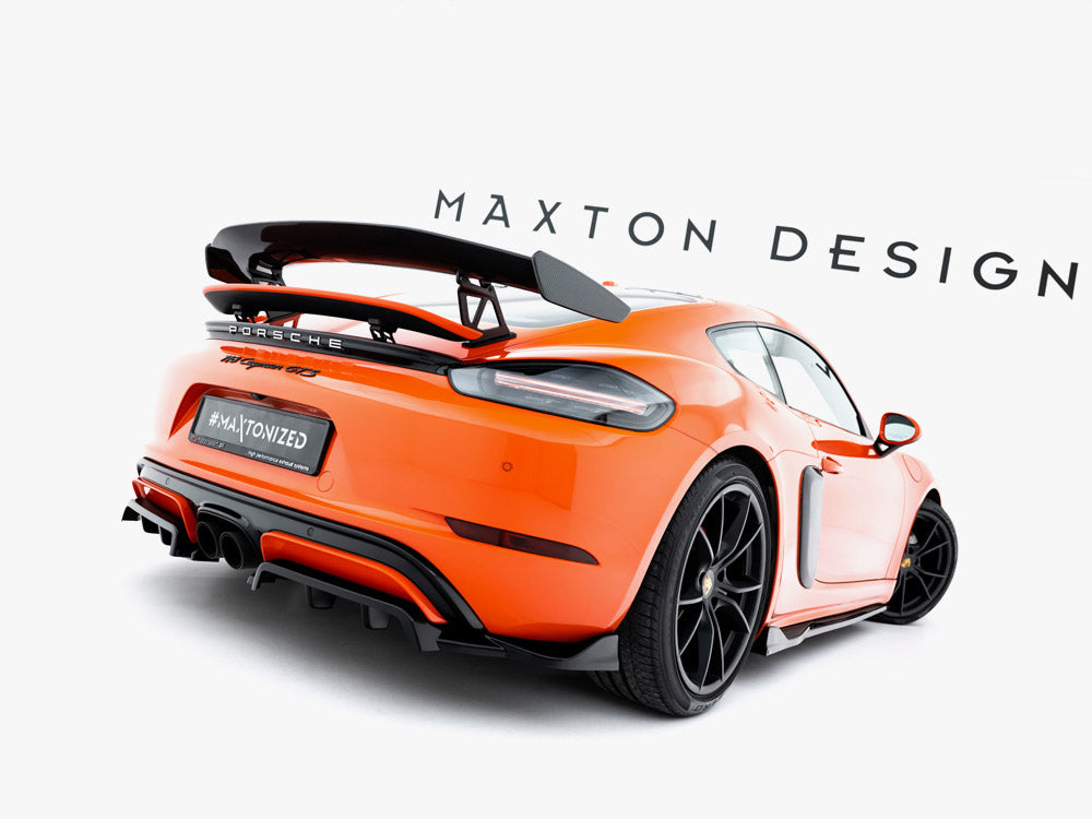 Divisor trasero central Maxton Design Street Plus - Porsche Boxster/Cayman GTS 718