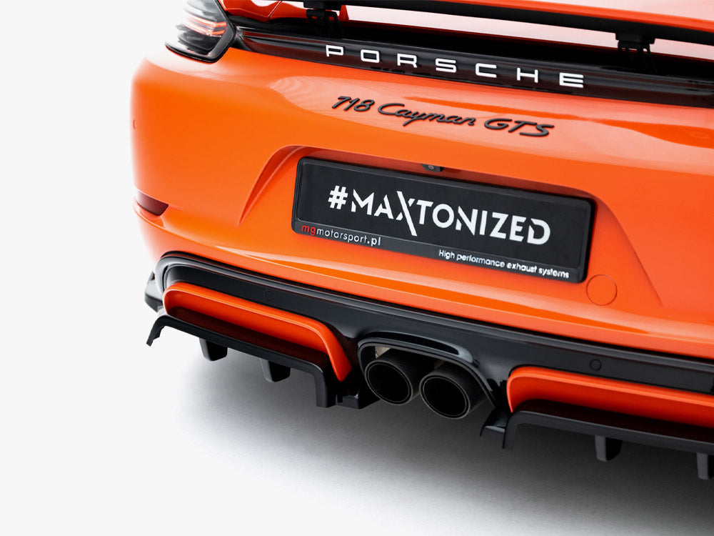 Divisor trasero central Maxton Design Street Plus - Porsche Boxster/Cayman GTS 718