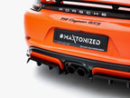 Maxton Design Street Plus Central Rear Splitter - Porsche Boxster/Cayman GTS 718