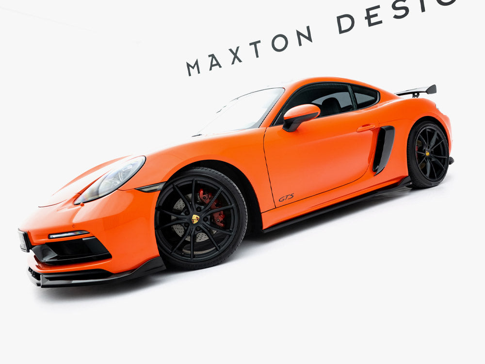 Difusores de faldones laterales Maxton Design Street Plus V2 - Porsche Boxster/Cayman GTS 718
