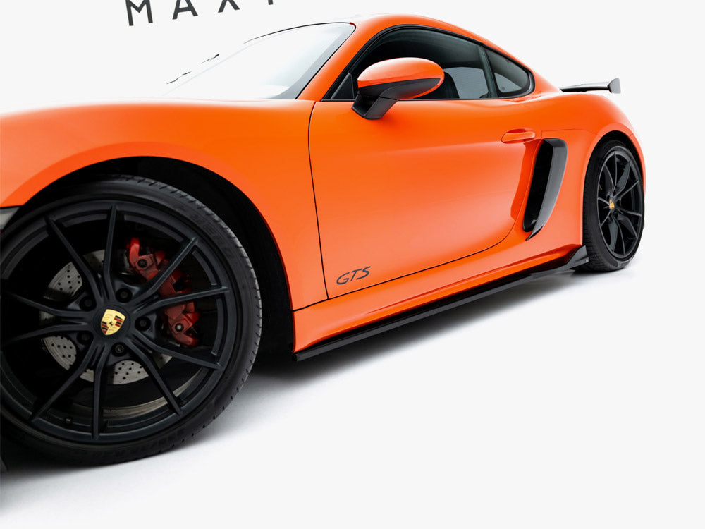 Difusores de faldones laterales Maxton Design Street Plus V2 - Porsche Boxster/Cayman GTS 718