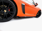 Maxton Design Street Plus Side Skirt Diffusers V2 - Porsche Boxster/Cayman GTS 718